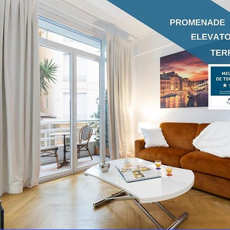 Promenade, 2Pieces Chic Et Clim Avec Terrasse Lägenhet Nice Exteriör bild