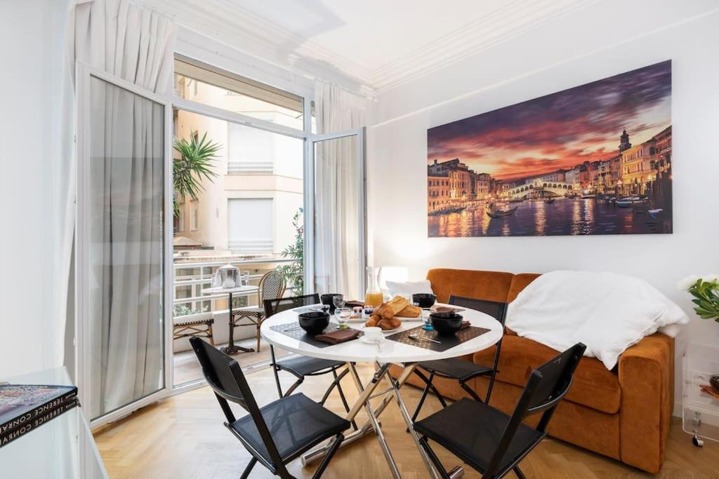 Promenade, 2Pieces Chic Et Clim Avec Terrasse Lägenhet Nice Exteriör bild